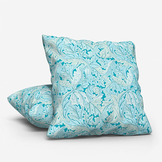 William Morris Acanthus Denim Cushion