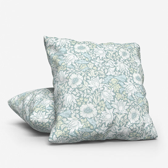 William Morris Mallow Slate and Dove cushion