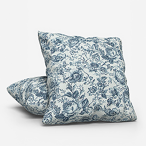 Camengo Celestine Tissu Bleu Encre