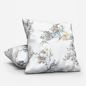 Camengo Gavotte Tissu Naturel Cushion