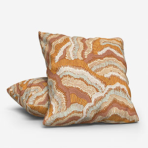 Casamance Annella Ocre Celadon Cushion