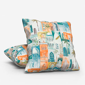 Marrakech Teal and Spice Cushion