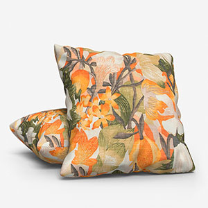 Edinburgh Weavers Lucy Burnt Orange Cushion