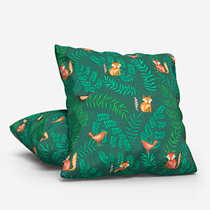 Fern Forest Jade Cushion