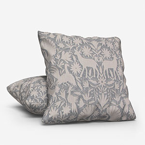Scandi Wildlife Cornflower Cushion