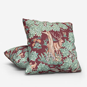 Woodland Retreat Velvet Bordeaux