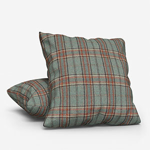 MOON Smyth Aqua Rust Cushion
