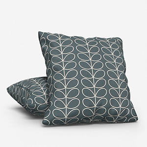 Orla Kiely Linear Stem Cool Grey Cushion