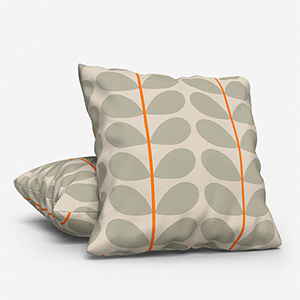 Orla Kiely Two Colour Stem Warm Grey Cushion