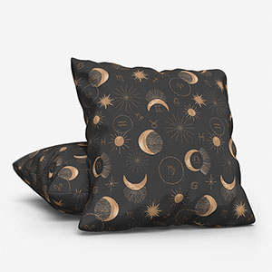 Sonova Studio Astrology Dusk Black Cushion