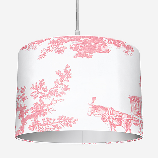 Camengo Cadence Tissu Rouge Grenat Easy Fit Lamp Shade