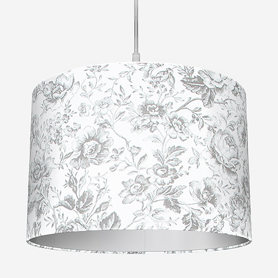 Camengo Celestine Tissu Noir Fusain Easy Fit Lamp Shade