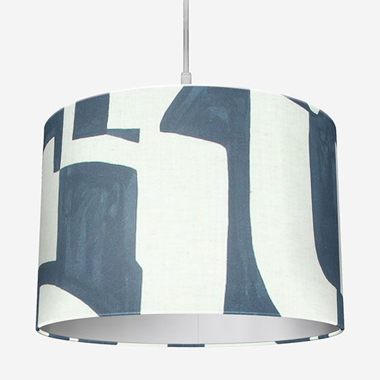 Camengo Miwok Indigo lamp_shade