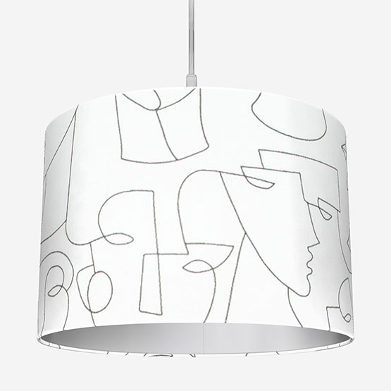 Camengo Visage Black & White Lamp Shade