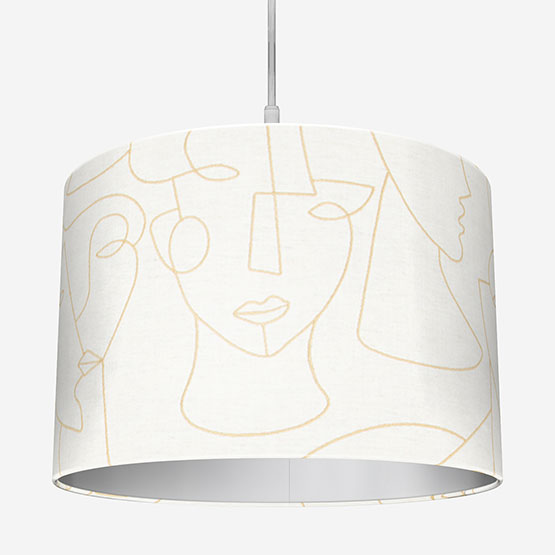 Camengo Visage Linen Or Lamp Shade