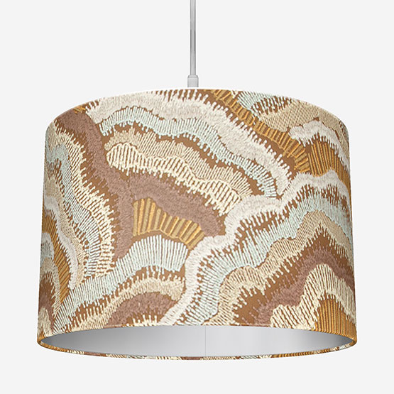 Casamance Annella Ocre Celadon Easy Fit Lamp Shade