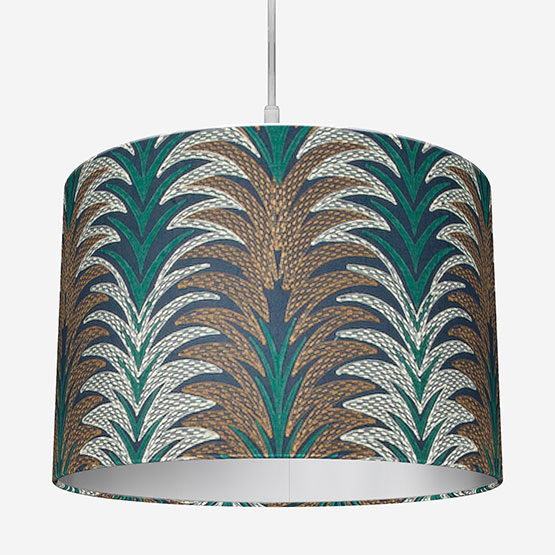 Casamance Belle Etoile Petrole Mordore lamp_shade