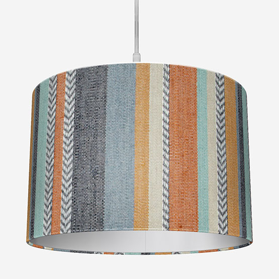 Casamance Costa Nova Pierre Bleue Terre de Sienne lamp_shade