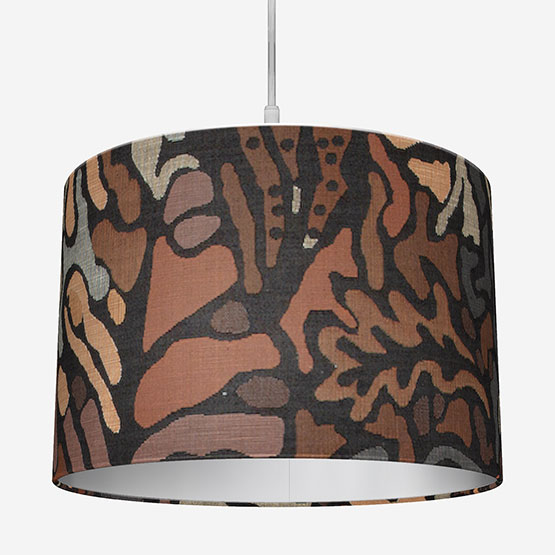 Casamance Pae Noir Ocre Easy Fit Lamp Shade