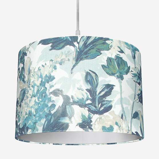 Lilum Denim and Ivory Lamp Shade