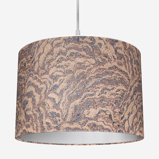 Clarke & Clarke Lumino Midnight Copper lamp_shade