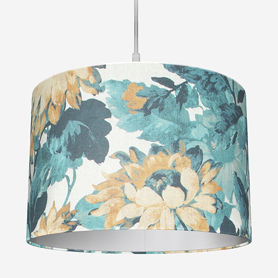 Clarke & Clarke Sunforest Denim and Linen lamp_shade