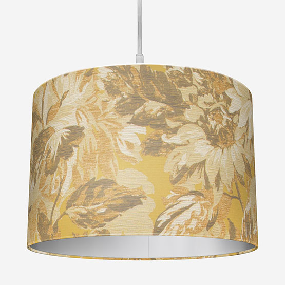 Sunforest Jacquard Ochre Lamp Shade