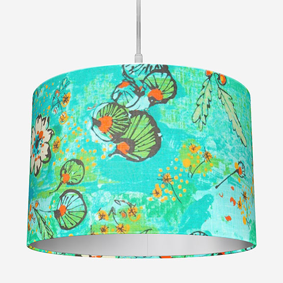 Edinburgh Weavers Fairytale Turquoise Lamp Shade