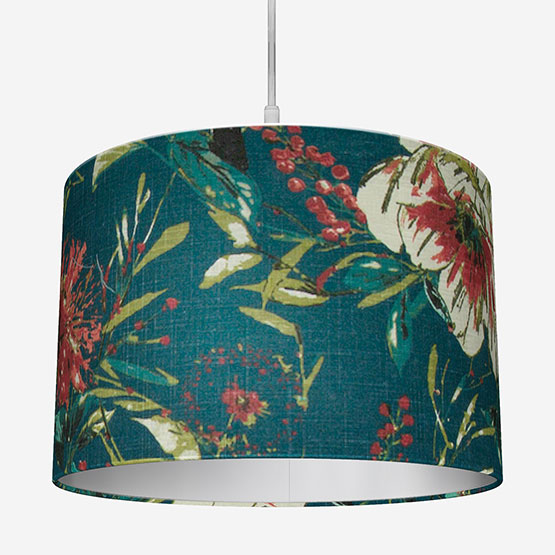 Edinburgh Weavers Freya Petrol lamp_shade