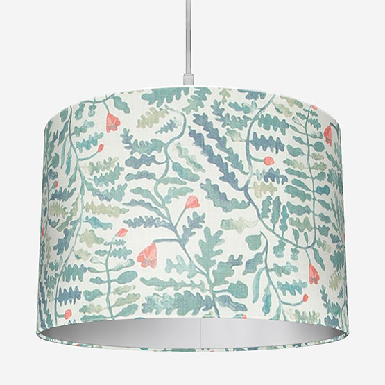 Edinburgh Weavers Mini Bertie Teal Easy Fit Lamp Shade