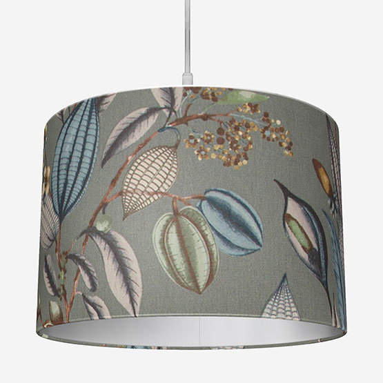 Edinburgh Weavers Seedpod Ice Blue Lamp Shade