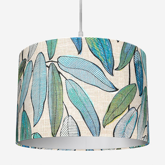 Edinburgh Weavers Tropical Leaf Linen lamp_shade