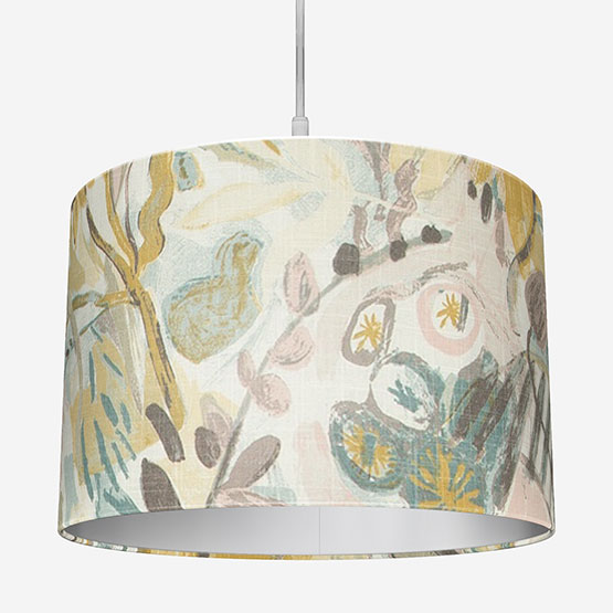 Edinburgh Weavers Vincent Lemon Easy Fit Lamp Shade