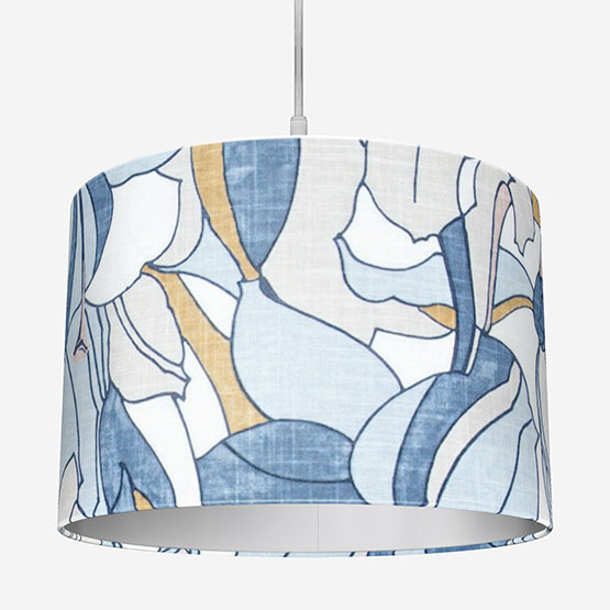 Edinburgh Weavers Yuri Blue Lamp Shade