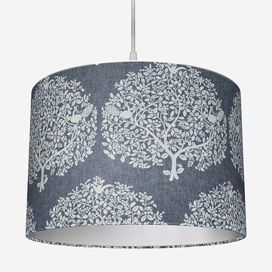 Fibre Naturelle Tree Of Life Denim lamp_shade