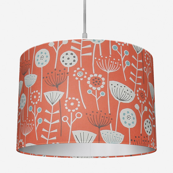 burnt orange lampshades