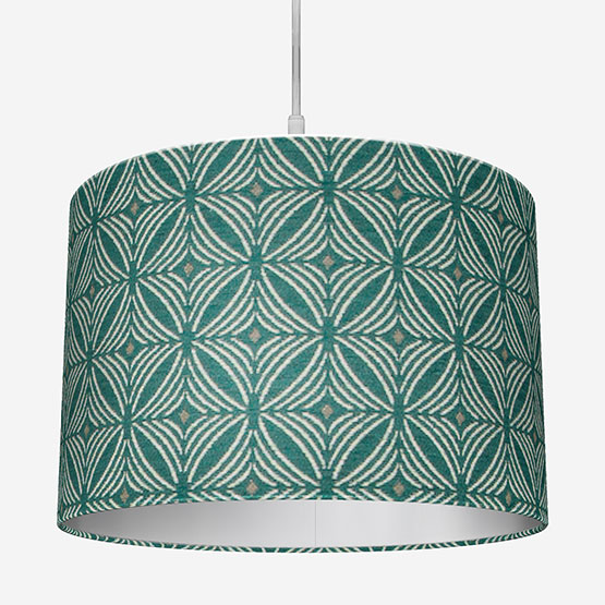 Cubic Teal Lamp Shade