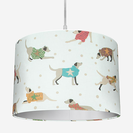 Dapper Dogs Natural Lamp Shade