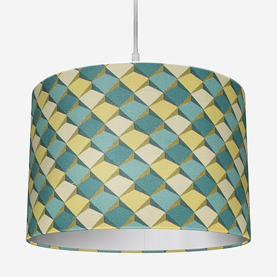 Patagonia Teal Lamp Shade