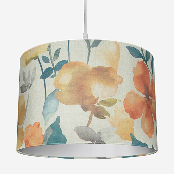 Petal Teal Lamp Shade