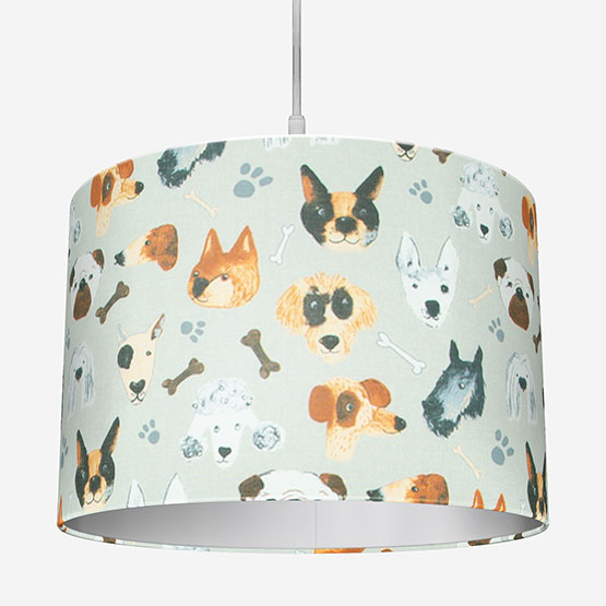 Portrait Pups Natural Lamp Shade