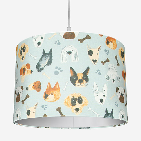 Portrait Pups Seafoam Lamp Shade