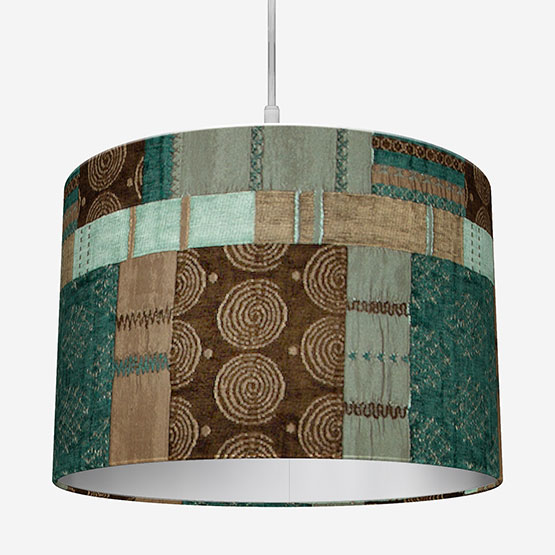 Fryetts Prague Teal lamp_shade