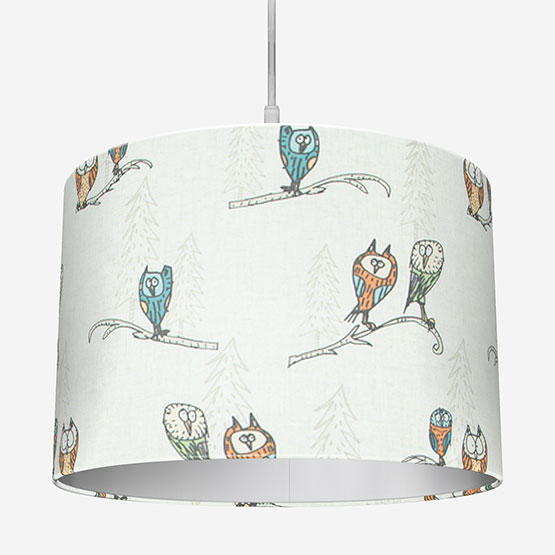 Quirky Owls Natural Lamp Shade