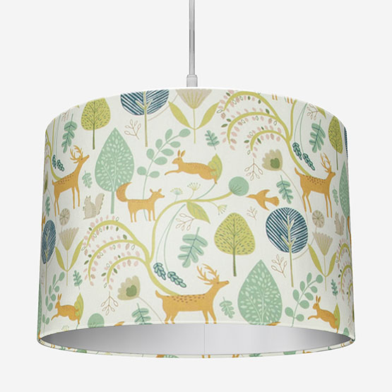 Scandi Woodland Jade Lamp Shade