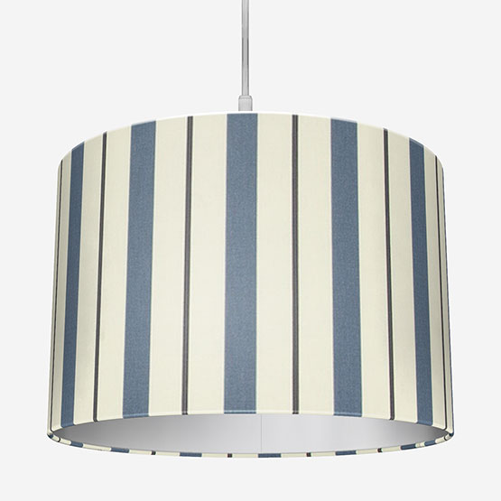 Seaton Stripe Navy Lamp Shade