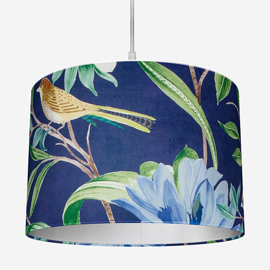 Shangri La Navy Easy Fit Lamp Shade