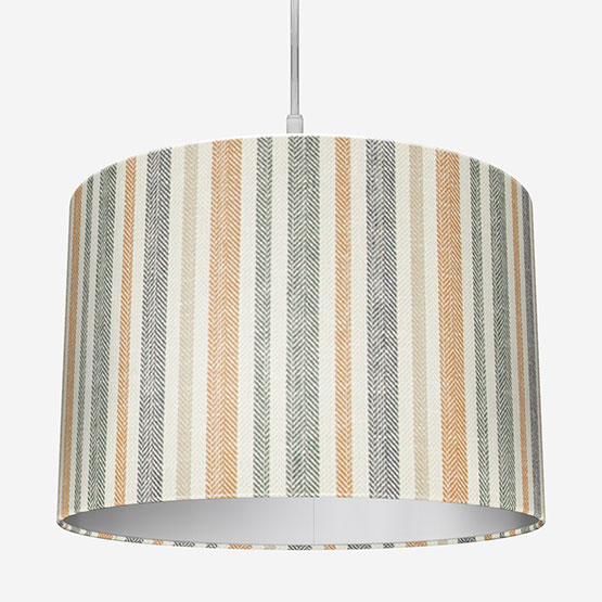 Tiverton Stripe Burnt Orange Easy Fit Lamp Shade