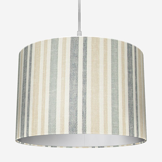 Tiverton Stripe Indigo Easy Fit Lamp Shade