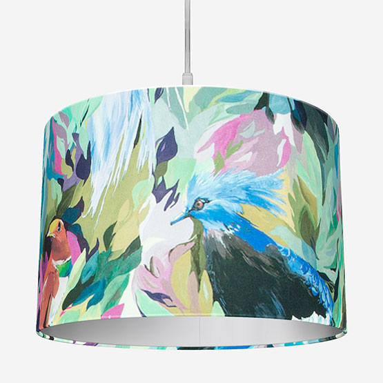 Harlequin Dance of Adornment Wilderness Nectar and Pomegranate lamp_shade